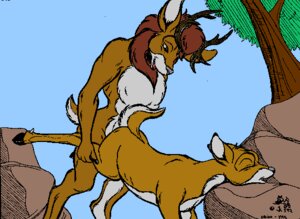 Rating: Explicit Score: 0 Tags: 1992 anthro anthro_on_feral anthro_penetrating anthro_penetrating_feral antlers belly bestiality brown_body brown_fur bucky_boy deer duo e621 eyes_closed female female_on_anthro female_penetrated feral feral_penetrated from_behind_position fur happy happy_sex horn interspecies male male/female male_on_feral male_penetrating male_penetrating_female mammal new_world_deer nude outside penetration plant rock sex side_view smile standing toony tree wheelbarrow_position white-tailed_deer white_belly User: bunchy7s