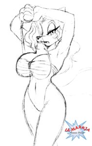 Rating: Questionable Score: 0 Tags: anthro black_and_white canid canine chochi clothed clothing collar e621 female fox lovely_pets mammal monochrome sketch skimpy solo traditional_media_(artwork) User: bunchy7s