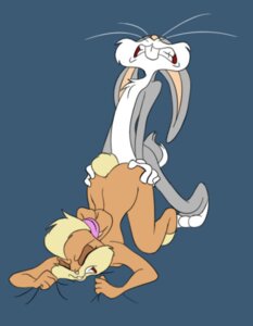 Rating: Explicit Score: 0 Tags: all_fours anthro blue_background bugs_bunny canon_couple duo e621 eyes_closed female from_behind_position fur grabbing_sheets grey_body grey_fur intraspecies lagomorph leporid lola_bunny looney_tunes male male/female mammal nude rabbit sex simple_background toony unknown_artist warner_brothers yellow_body yellow_fur User: bunchy7s