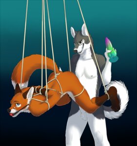 Rating: Explicit Score: 0 Tags: anthro ass_up ball_gag bdsm black_body black_fur black_nose blue_eyes bondage bondage_and_chill bound butt canid canine canis claws dildo dirtybird domestic_dog dominant dominant_male duo e621 fox front_view fur gag gagged gloves_(marking) gradient_background grey_body grey_fur grin hands_behind_back husky leg_markings male male/male mammal markings mischievous multicolored_body multicolored_fur muscular nipples nordic_sled_dog nude orange_body orange_fur pecs raised_tail red_fox restraints rope rope_bondage rope_harness sex_toy simple_background smile socks_(marking) spitz spread_legs spreading standing submissive submissive_male suspension tail tail_bondage tail_tied true_fox two_tone_body two_tone_fur white_body white_fur worried User: bunchy7s