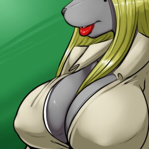 Rating: Questionable Score: 0 Tags: 1:1 anthro big_breasts black_nose blonde_hair breast_shot breasts cleavage clothed clothing digital_media_(artwork) e621 female fur grey_body grey_fur hair low_res mammal mature_anthro mature_female naomi_rasputin nightfaux nipple_outline procyonid raccoon solo User: bunchy7s