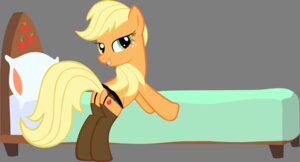 Rating: Safe Score: 0 Tags: absurd_res alpha_channel applejack_(mlp) bed blonde_hair clothing cutie_mark e621 earth_pony equid equine female friendship_is_magic furniture green_eyes hair hasbro hi_res horse inviting mammal my_little_pony pillow pony seductive simple_background smile solo transparent_background underwear up1ter User: bunchy7s