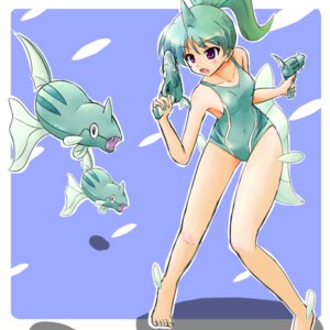 Rating: Questionable Score: 0 Tags: 1:1 alternate_species animal_humanoid aquatic blue_hair clothing costume duo e621 female feral fish generation_2_pokemon hair humanoid humanoidized low_res nintendo nipple_outline pokemon pokemon_(species) pokemon_costume pokemon_humanoid pokemorph purple_eyes ranphafranboise remoraid User: bunchy7s