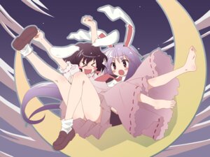 Rating: Safe Score: 0 Tags: 4:3 absurd_res animal_humanoid barefoot blush clothing dress duo e621 feet female hair hi_res humanoid lagomorph lagomorph_humanoid leporid_humanoid long_hair mammal mammal_humanoid moon open_mouth rabbit_humanoid reisen_udongein_inaba school_uniform surprised tewi_inaba touhou uniform yuuki_tatsuya User: bunchy7s