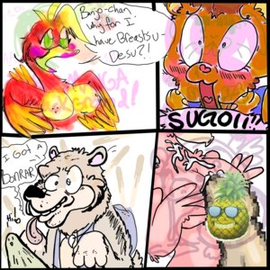 Rating: Explicit Score: 0 Tags: 1boy 3girls anthro banjo banjo-kazooie banjo_(banjo-kazooie) bear breasts breegull color female furry interspecies kazooie male multiple_females rareware rule34 toony User: bunchy7s