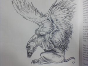 Rating: Safe Score: 0 Tags: 4:3 ambiguous_gender book e621 english_text fangs feathered_wings feathers feral grandfathered_content graphite_(artwork) greyscale looking_at_viewer mammal monochrome monster murid murine rat real rodent solo teeth text traditional_media_(artwork) unknown_artist wings User: bunchy7s