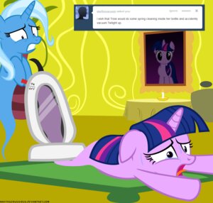 Rating: Questionable Score: 0 Tags: alternate_species blue_body blue_fur bottle cleaning_tool container duo e621 english_text equid equine female friendship_is_magic fur genie hair hasbro horn mammal multicolored_hair my_little_pony mythological_creature mythological_equine mythology navitaserussirus open_mouth purple_body purple_eyes purple_fur purple_hair text tongue toony trixie_(mlp) tumblr twilight_sparkle_(mlp) two_tone_hair unicorn vacuum_cleaner User: bunchy7s Rating: Questionable Score: 0 Tags: alternate_species blue_body blue_fur bottle cleaning_tool container duo e621 english_text equid equine female friendship_is_magic fur genie hair hasbro horn mammal multicolored_hair my_little_pony mythological_creature mythological_equine mythology navitaserussirus open_mouth purple_body purple_eyes purple_fur purple_hair text tongue toony trixie_(mlp) tumblr twilight_sparkle_(mlp) two_tone_hair unicorn vacuum_cleaner User: bunchy7s