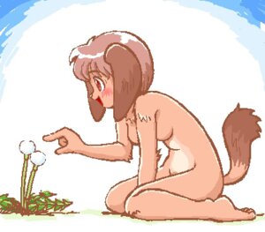 Rating: Questionable Score: 0 Tags: aliasing anthro biped blush breasts brown_body brown_fur canid canine canis casual_nudity cel_shading digital_media_(artwork) domestic_dog e621 feet female flower fur hair humanoid_feet humanoid_hands kemono kin-shun low_res mai_(kin-shun) mammal nude open_mouth open_smile plant plantigrade raised_tail red_eyes shaded short_hair side_view simple_background sitting smile solo tail white_background User: bunchy7s