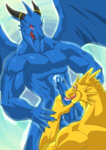 Rating: Explicit Score: 0 Tags: 2008 abs anthro balls biceps big_muscles big_penis blue_body blue_dragon_(character) blue_dragon_(series) blush bodily_fluids claws cum cum_on_penis cumshot dragon duo e621 ejaculation erection european_mythology fangs fellatio genital_fluids genitals hi_res horn kneeling leaking licking male male/male male_penetrated male_penetrating male_penetrating_male membrane_(anatomy) membranous_wings muscular muscular_male mythological_creature mythological_scalie mythology non-mammal_balls nude oral orgasm pecs penetration penile penis penis_lick red_eyes reptile saliva scales scalie sex simon11028 standing teeth tongue tongue_out western_dragon wings User: bunchy7s