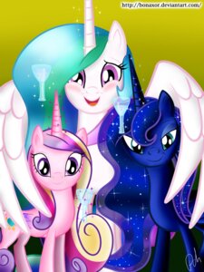 Rating: Safe Score: 0 Tags: bonaxor cutie_mark e621 equid equine feathered_wings feathers female feral friendship_is_magic group hasbro hi_res horn mammal my_little_pony mythological_creature mythological_equine mythology princess princess_cadance_(mlp) princess_celestia_(mlp) princess_luna_(mlp) royalty team_awesome winged_unicorn wings User: bunchy7s
