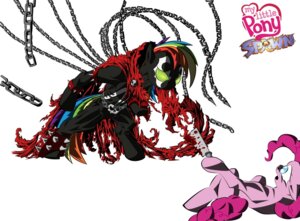 Rating: Safe Score: 0 Tags: alternate_species anthro armor blue_eyes bodysuit bone cape chain clothed clothed_anthro clothing crossover demon duo e621 earth_pony english_text equid equine female friendship_is_magic full_body_suit fully_clothed fur gauntlets gloves green_eyes hair handwear hasbro hi_res hind_legs hindhoof hooves horse legband male mammal markings mask multicolored_hair my_little_pony pink_body pink_fur pink_hair pink_hooves pinkie_pie_(mlp) ponification pony rainbow_dash_(mlp) rainbow_hair red_cape red_clothing semi-anthro simple_background skinsuit skull spawn spawn_(series) spiked_armor spiked_gauntlets spiked_legband spikes symbiote tail text tight_clothing tight_skinsuit title todd_mcfarlane unknown_artist white_background User: bunchy7s