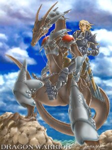 Rating: Safe Score: 0 Tags: 1997 3:4 anthro armor blonde_hair cloud detailed detailed_background dragon duo e621 english_text hair horn human karabiner male mammal melee_weapon mythological_creature mythological_scalie mythology outside reins riding saddle scalie sky sword tail text toony warrior weapon User: bunchy7s