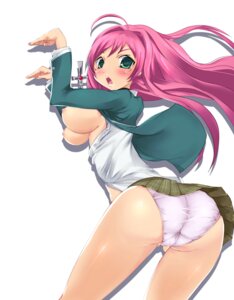 Rating: Questionable Score: 0 Tags: 1girls akashiya_moka ass bb bent_over blush breasts dumb_pose female female_only green_eyes highres huge_breasts imazon large_breasts nipples open_clothes open_shirt panties pantyshot pink_hair rosario+vampire rosario_(object) rule34 shirt skirt solo underwear User: bunchy7s