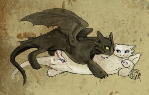 Rating: Explicit Score: 0 Tags: 2010 dragon dreamworks female feral how_to_train_your_dragon light_fury male night_fury nubless rule34 straight toothless tsareia User: bunchy7s