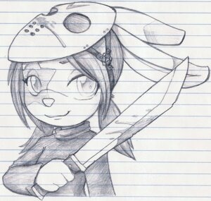 Rating: Safe Score: 0 Tags: anthro blood bodily_fluids clothing cosplay e621 female friday_the_13th_(series) greyscale hockey_mask jason_voorhees knife lagomorph leporid machete mae_(paige) mammal markings mask melee_weapon monochrome notebook_paper_background paige_(artist) paper rabbit solo sports_mask sportswear star star_(marking) sweater topwear traditional_media_(artwork) turtleneck weapon young young_anthro young_female User: bunchy7s Rating: Safe Score: 0 Tags: anthro blood bodily_fluids clothing cosplay e621 female friday_the_13th_(series) greyscale hockey_mask jason_voorhees knife lagomorph leporid machete mae_(paige) mammal markings mask melee_weapon monochrome notebook_paper_background paige_(artist) paper rabbit solo sports_mask sportswear star star_(marking) sweater topwear traditional_media_(artwork) turtleneck weapon young young_anthro young_female User: bunchy7s
