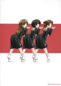 Rating: Explicit Score: 0 Tags: 3girls black_eyes black_hair black_school_uniform blue_eyes blush blushing brown_hair comic female female_only fukuzawa_yumi fully_clothed looking_at_viewer maria-sama_ga_miteru no_sex rule34 school_uniform schoolgirl shimazu_yoshino socks toudou_shimako white_socks User: bunchy7s