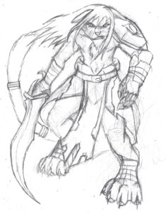 Rating: Safe Score: 0 Tags: 4_toes 5_fingers accessory arm_wraps armor beard chest_tuft clawed_gauntlets claws clothed clothing cora_valion e621 facial_hair feet felid fingers foot_wraps front_view frostwyrm102 fur furgonomics gauntlets gloves hair handwear hi_res holding_melee_weapon holding_object holding_sword holding_weapon jewelry male mammal melee_weapon monochrome ring shoulder_guards simple_background sketch solo standing sword tail tail_accessory tail_jewelry tail_ring toes topless tuft weapon white_background wraps User: bunchy7s