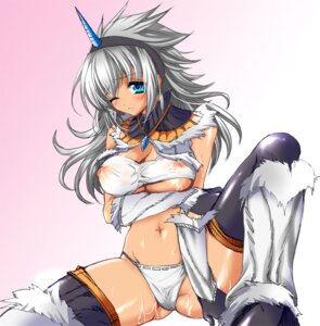 Rating: Explicit Score: 0 Tags: blue_eyes blush breasts capcom cleavage color elbow_gloves erect_nipples female female_only flapper_shirt fragran0live gloves hairband horn horns kirin_(armor) large_breasts leg_lift leg_raise long_hair midriff monster_hunter navel nipples panties rule34 see-through silver_hair sitting solo spread_legs straight_hair sweat thighhighs underboob underwear white_panties wink User: bunchy7s