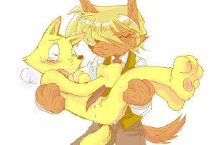 Rating: Explicit Score: 0 Tags: anthro blush bodily_fluids bridal_carry canid canine canis carrying_another cum duo e621 eyes_closed fox gaon genital_fluids kaiketsu_zorori kemono male male/male mammal nude sleeping tail unknown_artist wolf zorori User: bunchy7s