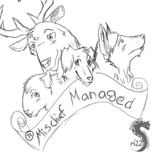Rating: Safe Score: 0 Tags: 1:1 ambiguous_gender black_and_white canid canine canis deer domestic_dog e621 english_text feral group harry_potter_(series) james_potter kiteuet low_res mammal monochrome moony murid murine mythological_canine mythological_creature mythology padfoot peter_pettigrew pose prongs rat remus_lupin rodent sirius_black team_pose text the_marauders werecanid werecanine werecreature werewolf wolf wormtail User: bunchy7s