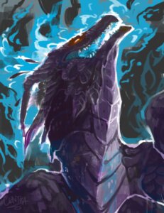 Rating: Safe Score: 0 Tags: 2011 abstract_background ambiguous_gender blue_tongue bust_portrait centradragon dragon e621 electricity fangs fire glowing glowing_eyes grey_body grey_scales horn looking_up mythological_creature mythological_scalie mythology no_pupils open_mouth portrait red_eyes scales scalie simple_background solo teeth tongue yellow_eyes User: bunchy7s