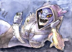 Rating: Safe Score: 0 Tags: anthro aquatic arm_support armor biped black_claws black_clothing black_eyes black_panties black_underwear blue_background blue_body blue_scales bra breasts claws cleavage clothed clothing dariadesign dota e621 female fish frill_(anatomy) half-length_portrait hi_res holding_object holding_weapon hood knife leaning_on_elbow lying membrane_(anatomy) membranous_frill midriff non-mammal_breasts on_side open_mouth panties pinup portrait pose pupils scales scalie sharp_teeth shoulder_guards simple_background slark_the_nightcrawler slit_pupils solo spikes straps teeth unconvincing_armor underwear unknown_species valve valve_corporation weapon white_body white_skin wide_hips yellow_sclera User: bunchy7s