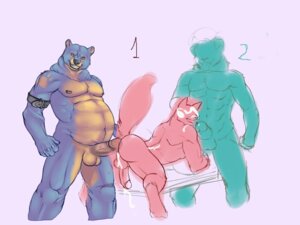 Rating: Explicit Score: 0 Tags: 4:3 abs all_fours anal anal_penetration animal_genitalia anthro anus backsack balls bear belt bent_over biceps big_penis blue_body blue_fur bodily_fluids brown_body brown_fur butt canid canine canis chest_tuft cum cum_in_ass cum_inside cum_on_arm cum_on_back cum_on_balls cum_on_face cum_on_penis cum_string cumshot digital_media_(artwork) doggystyle domestic_dog dripping e621 ejaculation erection fangs fellatio from_behind_position fur genital_fluids genitals green_body green_eyes green_fur grin group group_sex humanoid_genitalia humanoid_penis interspecies leaking licking looking_at_viewer male male/male male_penetrated male_penetrating male_penetrating_male mammal musclegut muscular nipples nude oral orgasm overweight pecs penetration penile penis penis_lick red_body red_fur ritsukaxan sex sheath simple_background sketch slightly_chubby smile spitroast spread_legs spreading standing tail tattoo teeth threesome tongue tongue_out trio tuft vein ych_(character) User: bunchy7s