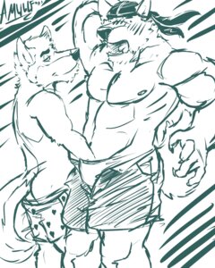Rating: Questionable Score: 0 Tags: 2011 4:5 5_fingers amwulf anime_nosebleed anthro armpit_hair blood blush bodily_fluids body_hair bottomwear boxers_(clothing) briefs butt canid canine canis clothed clothing duo e621 eye_contact fingers green_and_white grope heart_boxers heart_clothing heart_pattern heart_pattern_underwear heart_symbol heart_underwear hi_res looking_at_another male male/male mammal monochrome muscular nipples nosebleed open_bottomwear open_clothing open_pants pants partially_clothed pattern_clothing pattern_underwear signature tail topless underwear underwear_down wolf User: bunchy7s