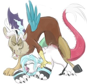 Rating: Explicit Score: 0 Tags: 2012 anthro antlers bear blue_body blue_feathers chimera clothing discord_(mlp) draconequus duo e621 equid erection eyes_closed fangs feathered_wings feathers female female_penetrated friendship_is_magic fur genitals gloves handwear hasbro horn interspecies male male/female male_penetrating male_penetrating_female mammal membrane_(anatomy) membranous_wings my_little_pony nude open_mouth penetration penis polar_bear sami_(character) sex shortstack_(artist) simple_background tail tail_tuft teeth tuft ursine white_background white_body white_fur wings User: bunchy7s
