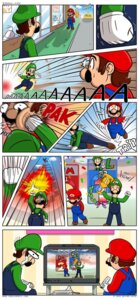 Rating: Safe Score: 0 Tags: 2012 award bodily_fluids brother_(lore) brothers_(lore) bryan_lacie clothing controller crying duo e621 facial_hair fight game_controller gaming hat headgear headwear human humor luigi male mammal mario mario_bros mustache nintendo nintendo_controller not_furry playing_video_game sibling_(lore) super_smash_bros. tears text text_on_clothing text_on_hat text_on_headgear text_on_headwear trophy twins_(lore) wii wii_remote User: bunchy7s