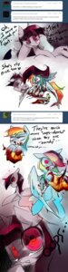Rating: Questionable Score: 0 Tags: askscissortwilight blood blue_body blue_feathers blue_fur bodily_fluids crying duo e621 english_text equid equine feathered_wings feathers female feral friendship_is_magic fur grimdark hasbro hi_res iopichio long_image mammal my_little_pony mythological_creature mythological_equine mythology pegasus rainbow_dash_(mlp) runny_nose scissor_twilight tall_image tears text wings User: bunchy7s