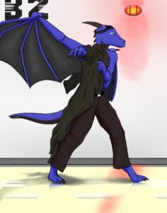 Rating: Safe Score: 0 Tags: anthro belly black_belly clothed clothing dragon e621 koosh-ball male membrane_(anatomy) membranous_wings mythological_creature mythological_scalie mythology purple_body purple_scales scales scalie science skaros solo tail topless walking wings User: bunchy7s
