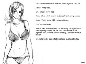 Rating: Questionable Score: 0 Tags: comic eva_(metal_gear_solid) female hentai_cook metal_gear metal_gear_solid metal_gear_solid_3 rule34 tagme User: bunchy7s Rating: Questionable Score: 0 Tags: comic eva_(metal_gear_solid) female hentai_cook metal_gear metal_gear_solid metal_gear_solid_3 rule34 tagme User: bunchy7s