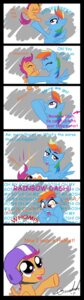 Rating: Safe Score: 0 Tags: absurd_res abuse armor blue_body blue_feathers blue_fur comic dialogue duo e621 english_text equid equine feathered_wings feathers female feral friendship_is_magic fur gavalanche hair hasbro headgear helmet hi_res mammal multicolored_hair my_little_pony mythological_creature mythological_equine mythology open_mouth orange_hair pegasus purple_eyes purple_hair rainbow_dash_(mlp) rainbow_hair scootaloo_(mlp) sibling_(lore) sister_(lore) tail text wings young young_feral User: bunchy7s