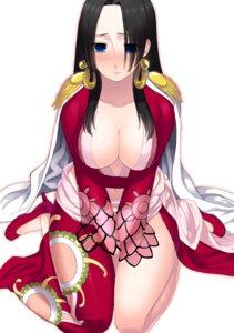 Rating: Questionable Score: 0 Tags: 1girls black-haired_female black_hair blush boa_hancock breasts cleavage clothing earrings female female_only huge_breasts long_hair momo_uzura one_piece rule34 solo straight_hair tagme User: bunchy7s