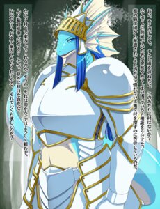 Rating: Questionable Score: 0 Tags: 68_(artist) anthro aquatic armor blue_body blue_eyes blue_hair breasts comic cover dragon e621 female fish hair hypnosis japanese_text knight mind_control mythological_creature mythological_scalie mythology non-mammal_breasts plate plate_armor scalie solo tail text translated warrior User: bunchy7s
