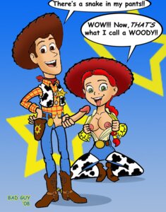 Rating: Explicit Score: 0 Tags: 2008 bad_guy buena_vista_pictures_distribution disney erect_penis female jessie_(toy_story) lowres male nipples penis pixar red_hair rule34 toy_story toy_story_2 undressing walt_disney_pictures woody_pride User: bunchy7s