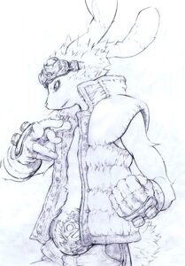 Rating: Safe Score: 0 Tags: 5_fingers anthro belt cestus clothed clothing e621 eyewear eyewear_on_head fingers fist fur goggles goggles_on_head greyscale hair hi_res king_kazma lagomorph leporid long_ears male mammal monochrome open_clothing rabbit short_hair simple_background solo summer_wars topwear vest watou12 white_background User: bunchy7s