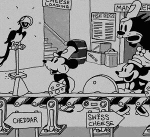 Rating: Explicit Score: 0 Tags: 2d_animation animated animated_gif anthro avian barrel bird black_and_white bottomwear box bulge cheese clothed clothing container conveyor_belt dairy_products disney domestic_cat e621 erection erection_under_clothing factory felid feline felis female fleischer_style_toon flower food footwear frame_by_frame genitals greyscale group hat headgear headwear high_heels house_mouse humor laugh loop low_res male mammal mickey_mouse minnie_mouse monochrome mouse murid murine open_mouth parrot penis pete_(disney) plant poster production_line rodent shoes short_playtime shorts sign stairs steamboat_willie thin_calves thin_legs thin_thighs toony trash_can unknown_artist whistling User: bunchy7s