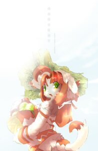 Rating: Safe Score: 0 Tags: 2006 anthro clothing domestic_cat e621 emieri felid feline felis female food fur green_eyes hair hat headgear headwear mammal open_mouth red_hair simple_background solo straw_hat tail tyson_tan white_background User: bunchy7s