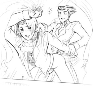 Rating: Explicit Score: 0 Tags: 2boys anal arm_grab blush gay gyakuten_saiban male male_only miles_edgeworth naruhodou_ryuuichi narumistu_wrightworth penis rule34 sex sex_from_behind tagme wince yaoi User: bunchy7s