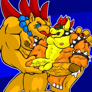 Rating: Explicit Score: 0 Tags: anthro balls bowser breath_of_fire breath_of_fire_iii danandnite erect_penis erection garr koopa male male/male male_only mario_(series) nintendo nipples penis rule34 scalie straight_hair tagme tongue tongue_kiss tongue_out yaoi User: bunchy7s