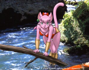 Rating: Questionable Score: 0 Tags: 2005 animal_humanoid armor bikini bracers cat_humanoid chest_tuft clothed clothing colored_nails detailed_background domestic_cat dr_comet e621 felid felid_humanoid feline feline_humanoid felis female fur green_eyes hair hi_res humanoid looking_at_viewer mammal mammal_humanoid meeya nails nature outside pink_body pink_fur pink_hair ponytail pose raised_tail river rpg_densetsu_hepoi skimpy solo swimwear tail thigh_gap tight_clothing tuft two-piece_swimsuit water User: bunchy7s