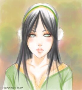 Rating: Safe Score: 0 Tags: 2007 accessory avatar:_the_last_airbender black_hair blind blue_eyes blush blush_stickers bust_portrait clothing collarbone disability e621 earmuffs eyelashes female gradient gradient_background hair hair_accessory hairband human lips long_hair mammal nermallion nickelodeon not_furry portrait simple_background solo toph_beifong topwear v-neck white_eyes User: bunchy7s