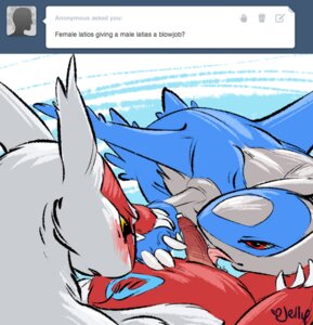 Rating: Explicit Score: 0 Tags: blush bodily_fluids claws crossgender duo e621 eon_duo erection eye_contact female feral feral_on_feral generation_3_pokemon genital_fluids genitals jellybats latias latios legendary_duo legendary_pokemon licking looking_at_another male male/female nintendo oral penile penis penis_lick pokemon pokemon_(species) precum red_eyes sex smile smirk tongue tongue_out wings yellow_eyes User: bunchy7s Rating: Explicit Score: 0 Tags: blush bodily_fluids claws crossgender duo e621 eon_duo erection eye_contact female feral feral_on_feral generation_3_pokemon genital_fluids genitals jellybats latias latios legendary_duo legendary_pokemon licking looking_at_another male male/female nintendo oral penile penis penis_lick pokemon pokemon_(species) precum red_eyes sex smile smirk tongue tongue_out wings yellow_eyes User: bunchy7s