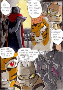 Rating: Explicit Score: 0 Tags: anthro bdsm better_late_than_never bound breasts cleavage clothed clothing comic daigaijin dialogue dreamworks e621 english_text erection felid female fully_clothed genitals group hood humanoid_genitalia humanoid_penis kung_fu_panda leopard male mammal master_tigress melee_weapon murid murine nude painting_(artwork) pantherine penis polearm rat red_eyes rodent rope scarf staff su_wu text tiger traditional_media_(artwork) traditional_painting_(artwork) traditional_watercolor_(artwork) wan_wu watercolor_(artwork) weapon wing_wu wu_sisters yellow_eyes User: bunchy7s