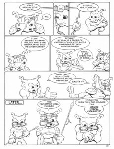 Rating: Safe Score: 0 Tags: armor comic dialogue disguise e621 ear_piercing english_text facial_hair goblin goblins headgear humanoid male monochrome mustache piercing smile text thunt weapon User: bunchy7s