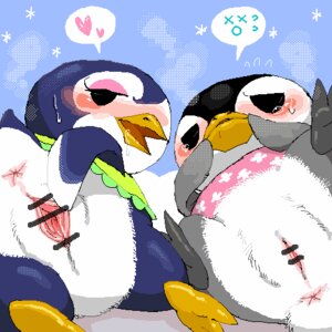 Rating: Explicit Score: 0 Tags: 1:1 animal_crossing anthro anus aurora_(animal_crossing) avian bird blush bodily_fluids censored denmoko drooling duo e621 female genitals gwen_(animal_crossing) heart_symbol looking_at_viewer looking_back low_res nintendo penguin presenting presenting_vulva saliva sweat vulva User: bunchy7s