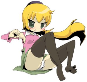 Rating: Questionable Score: 0 Tags: blonde_hair female fumu_(kirby) green_eyes kirby:_right_back_at_ya! kirby_(series) nintendo panties personification rule34 thighhighs tiff_(kirby) underwear User: bunchy7s