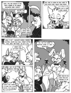 Rating: Safe Score: 0 Tags: anthro bat canid canine comic desiree_lee dialogue dixie_(btt) e621 echo_(jmh) english_text female fox greyscale group halloween holidays ivory_(btt) lagomorph leporid male mammal melody_(btt) monochrome procyonid rabbit raccoon text trixie_(btt) User: bunchy7s